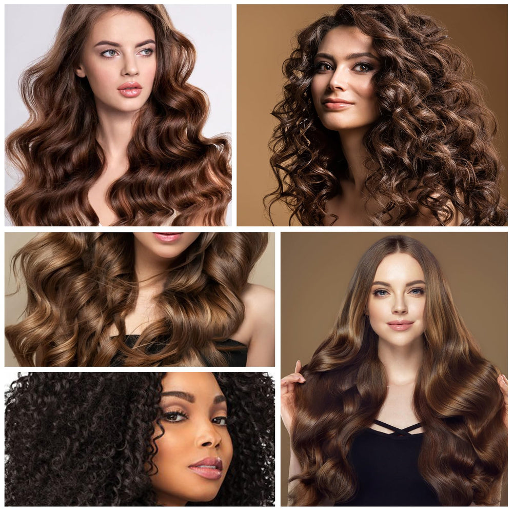 Obeoby rollers wind hair securely for easy heat-free styling.