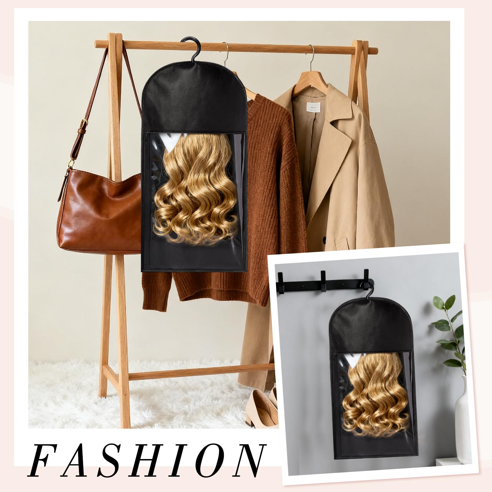 obeoby wig bag handy for drying and styling between uses.