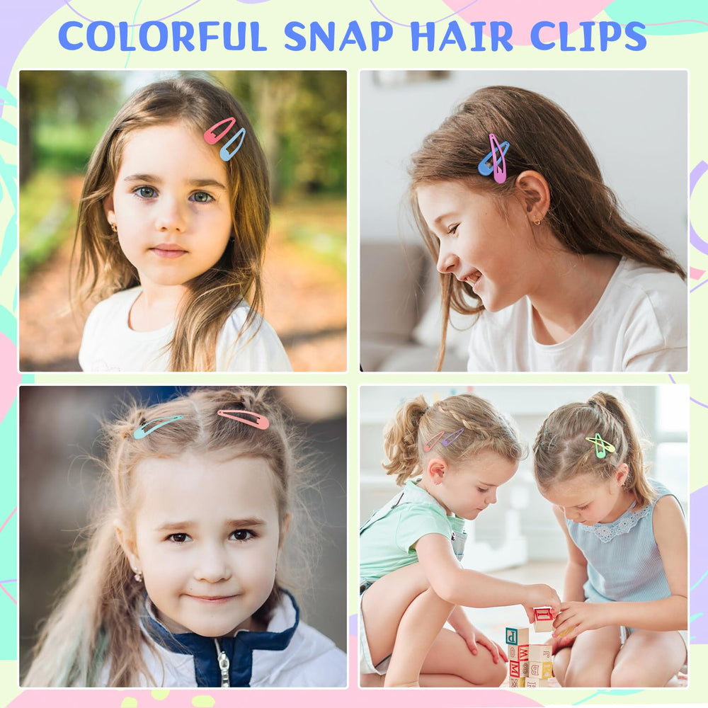 Obeoby woman styling hair with metal snap clips for a chic everyday look.