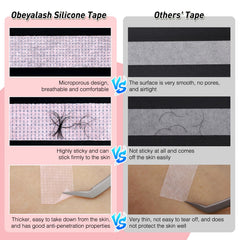 Obeyalash pink roll lash tape offers comfortable removal with no residue.