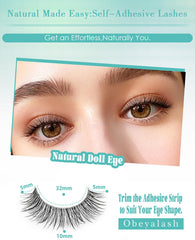 Waterproof design helps secure Obeyalash lashes from morning to night.