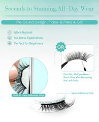Obeyalash waterproof 3/4 corner lashes provide secure hold in humid settings