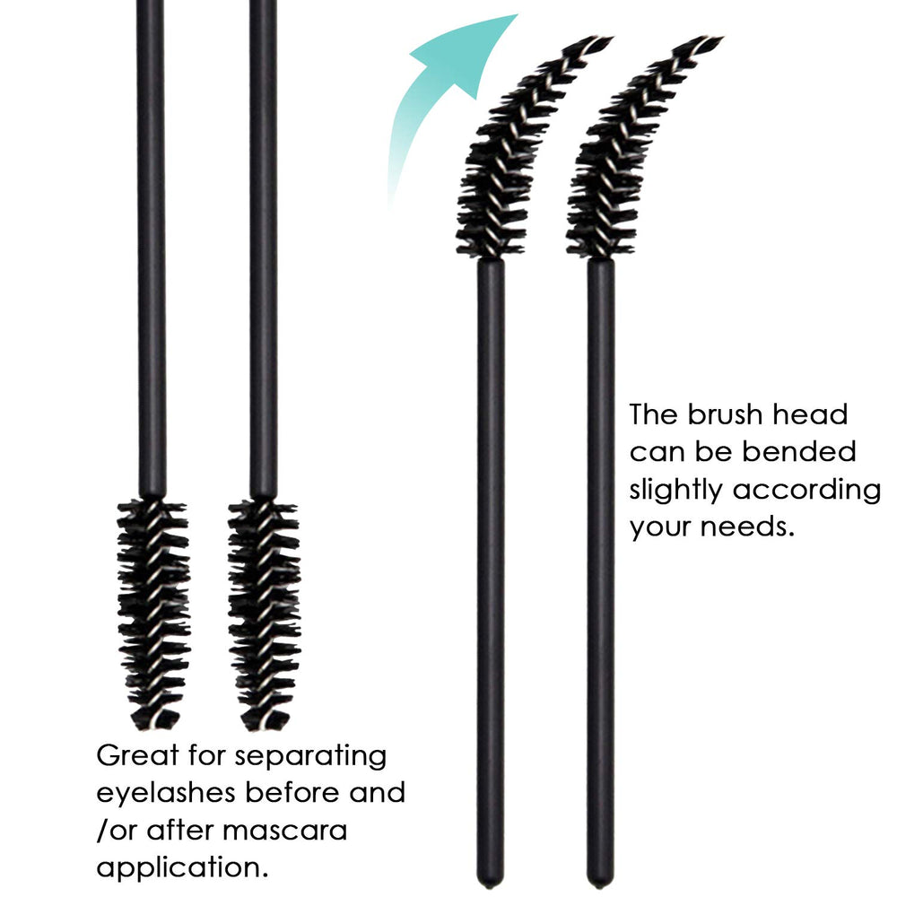 Obinhere eyelash brush wands closeup showing multi-use design for brows