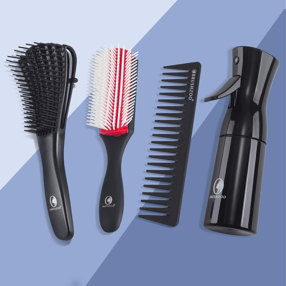 O BRUSHZOO Ergonomic Handle provides comfortable grip during styling.