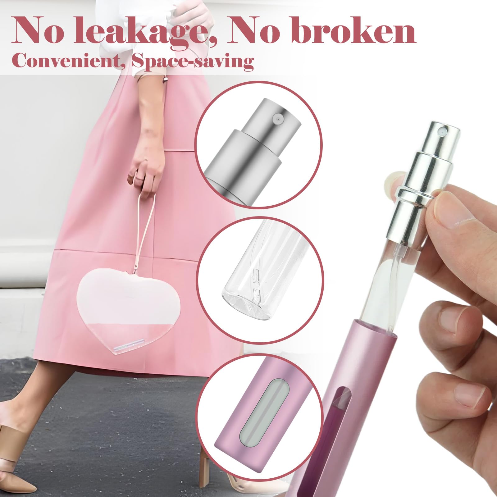 OBSGUMU clear window design to monitor perfume levels.