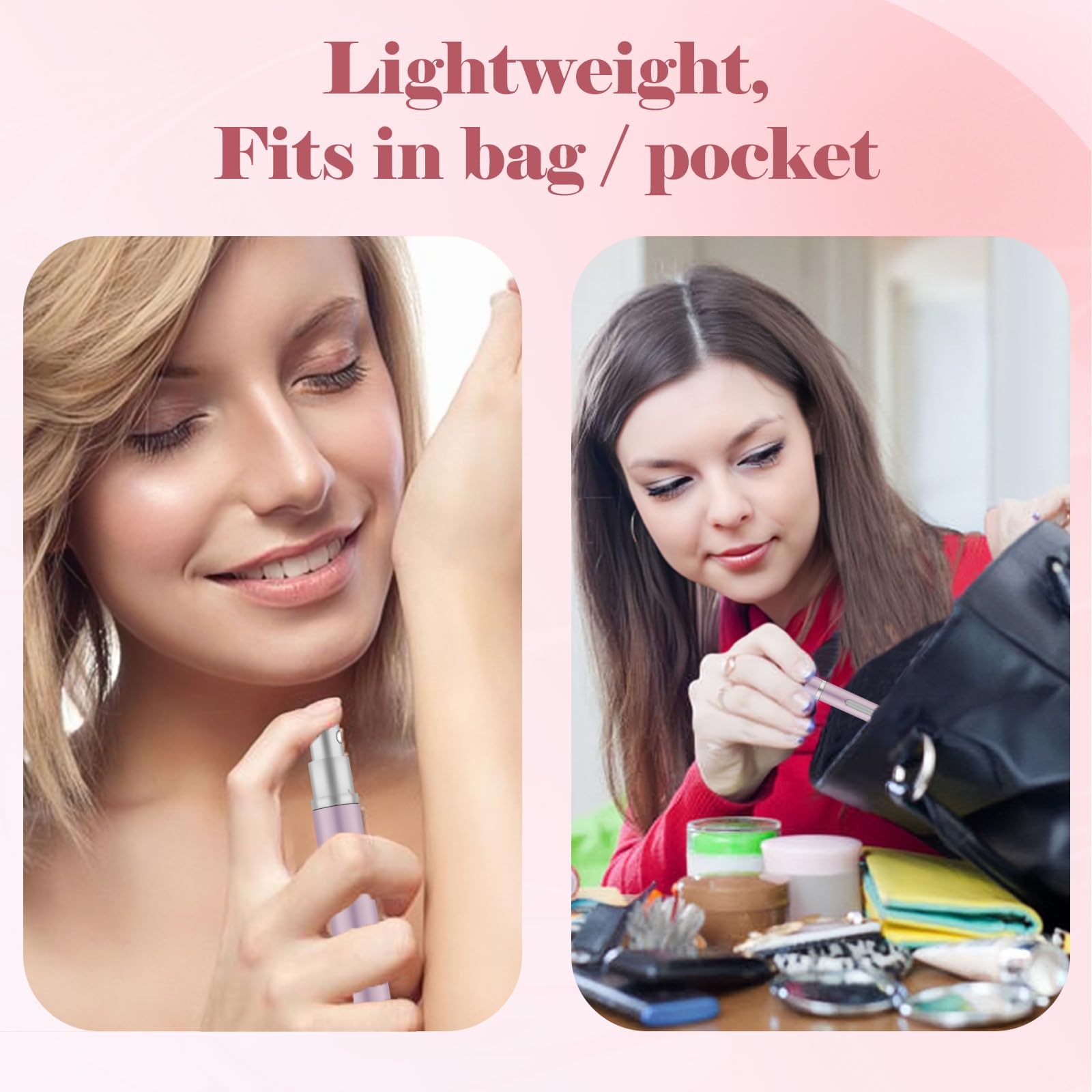 OBSGUMU compact 105mm length fits pockets and purses.