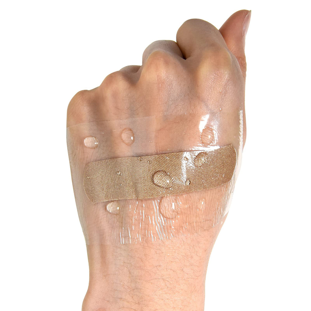 OBTANIM hypoallergenic tattoo bandage; gentle adhesion without skin irritation.