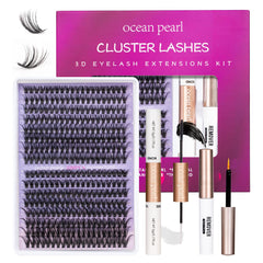 Ocean Pearl bond adhesive bottle provides secure, lash-friendly bonding for smooth DIY wear.