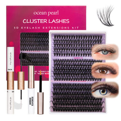 Ocean Pearl Lash Clusters 320pcs kit for at-home salon-style lashes