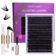 Ocean Pearl lash clusters application steps for at-home use