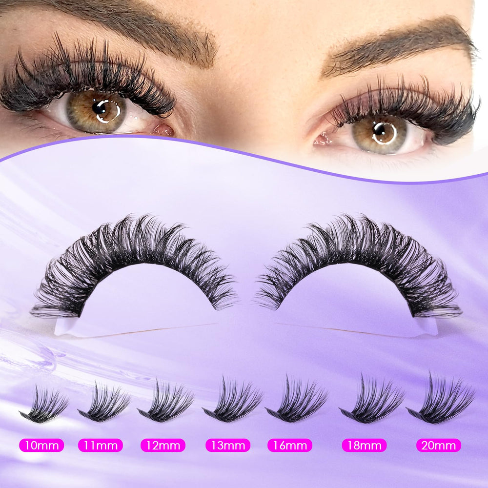 Ocean Pearl lash clusters clean removal process showing gentle lift