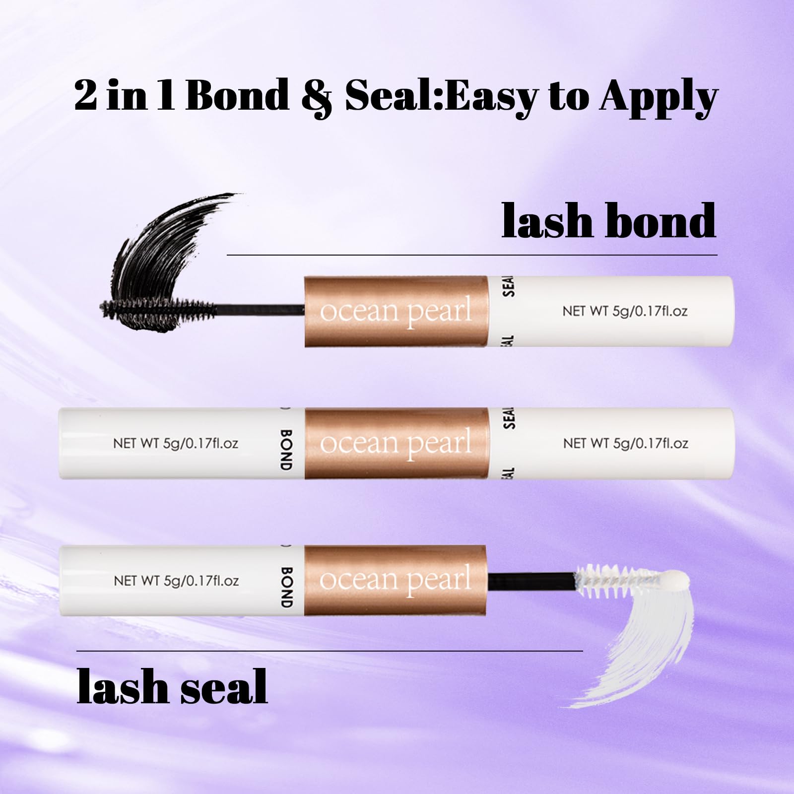 Ocean Pearl Lash Clusters in action show layered volume without heaviness.