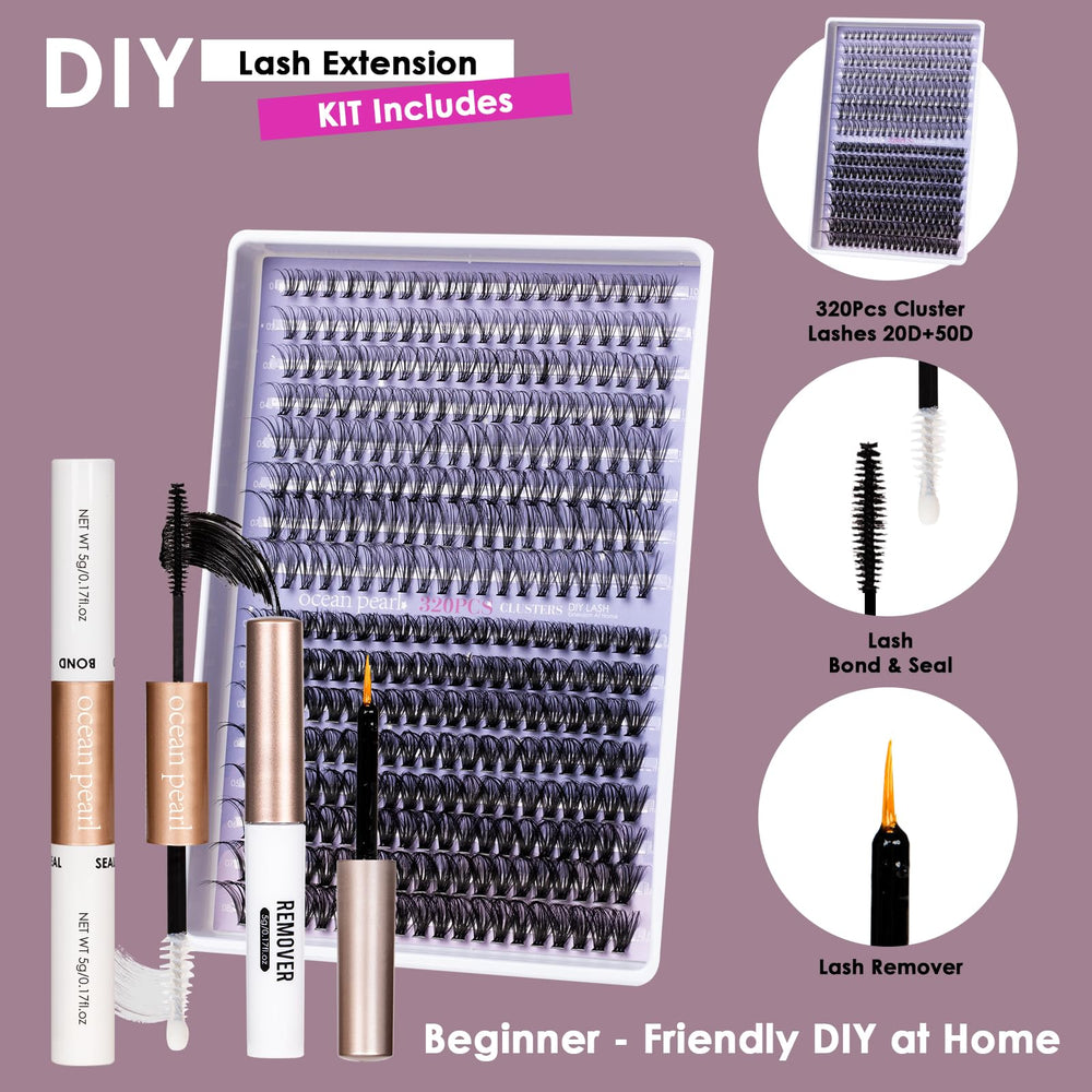 Ocean Pearl 20D-50D densities for added volume with light feel.
