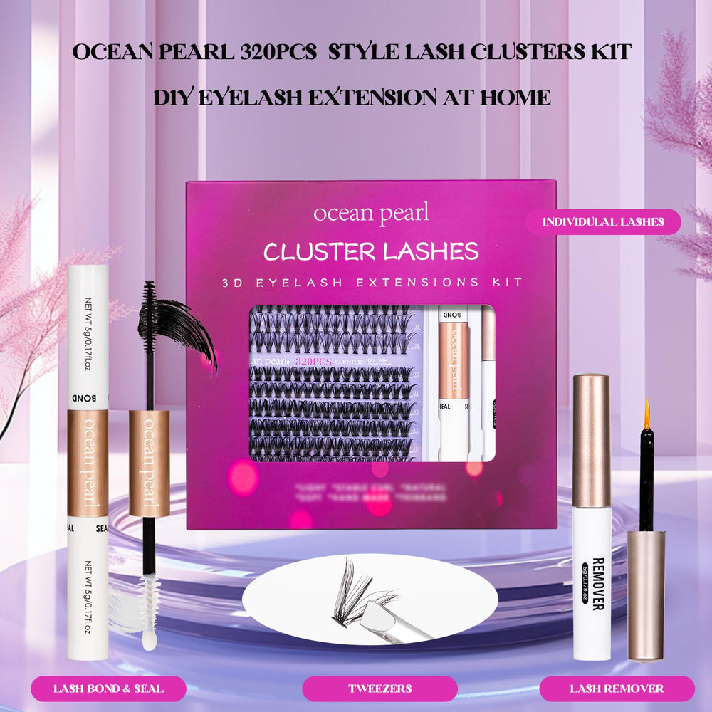 Ocean Pearl DIY kit contents support at-home salon-style styling.