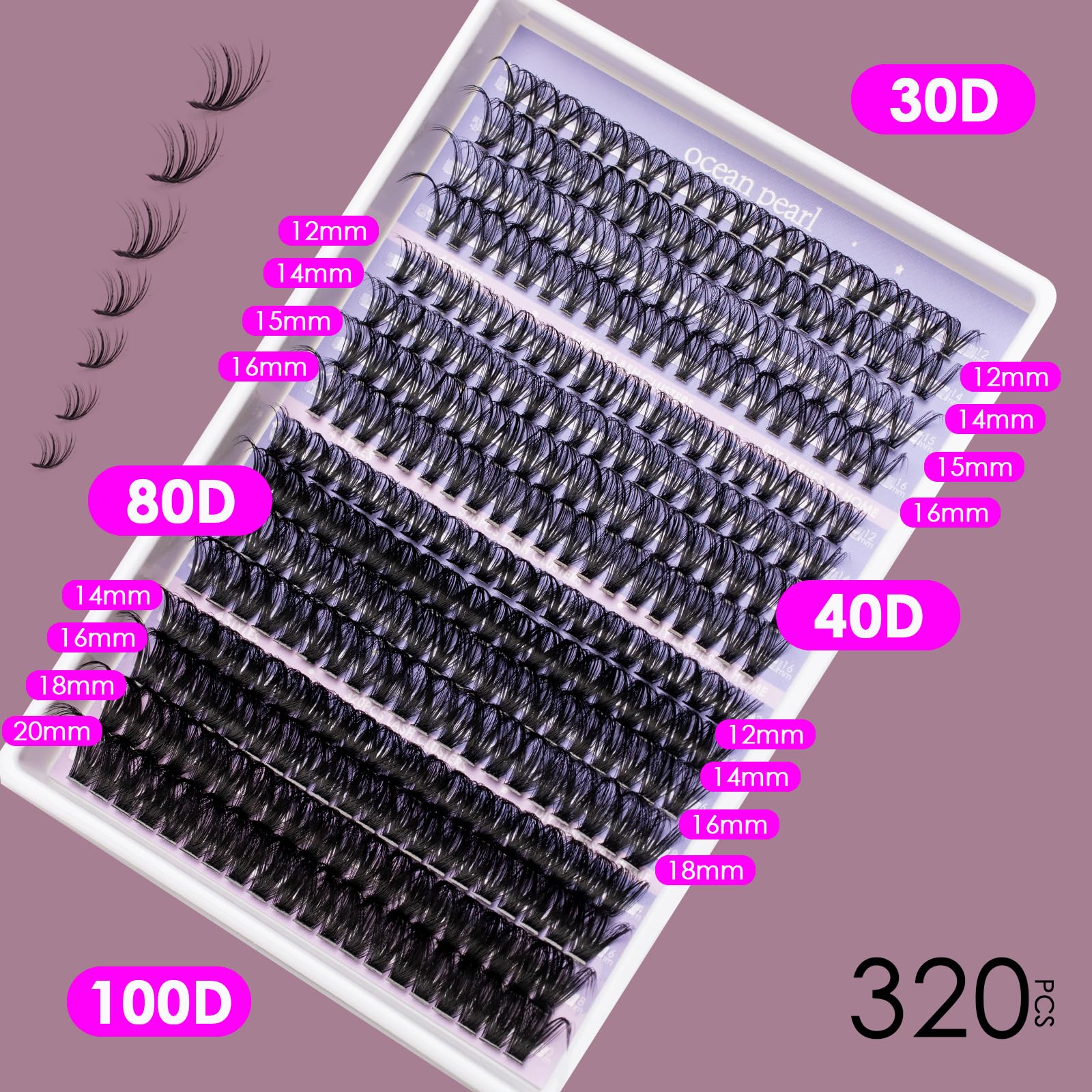 Ocean Pearl lash seal provides longer wear without clumping