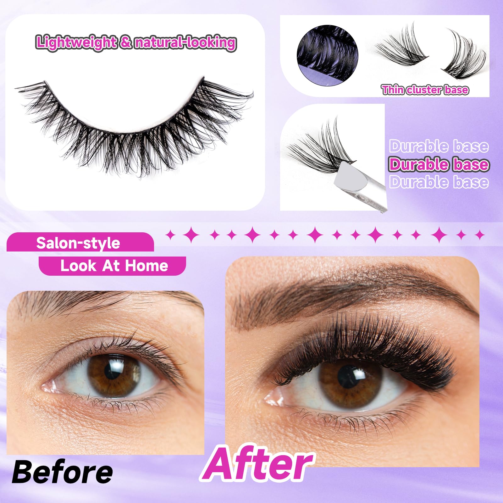 Ocean Pearl manga-inspired lashes suit casual or dramatic looks.