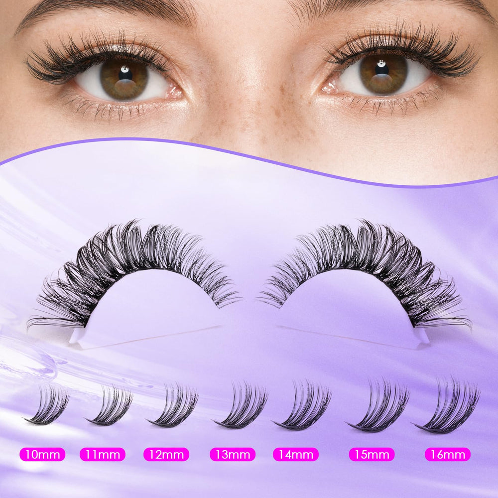 Ocean Pearl thin-base lashes designed for comfortable daily wear.