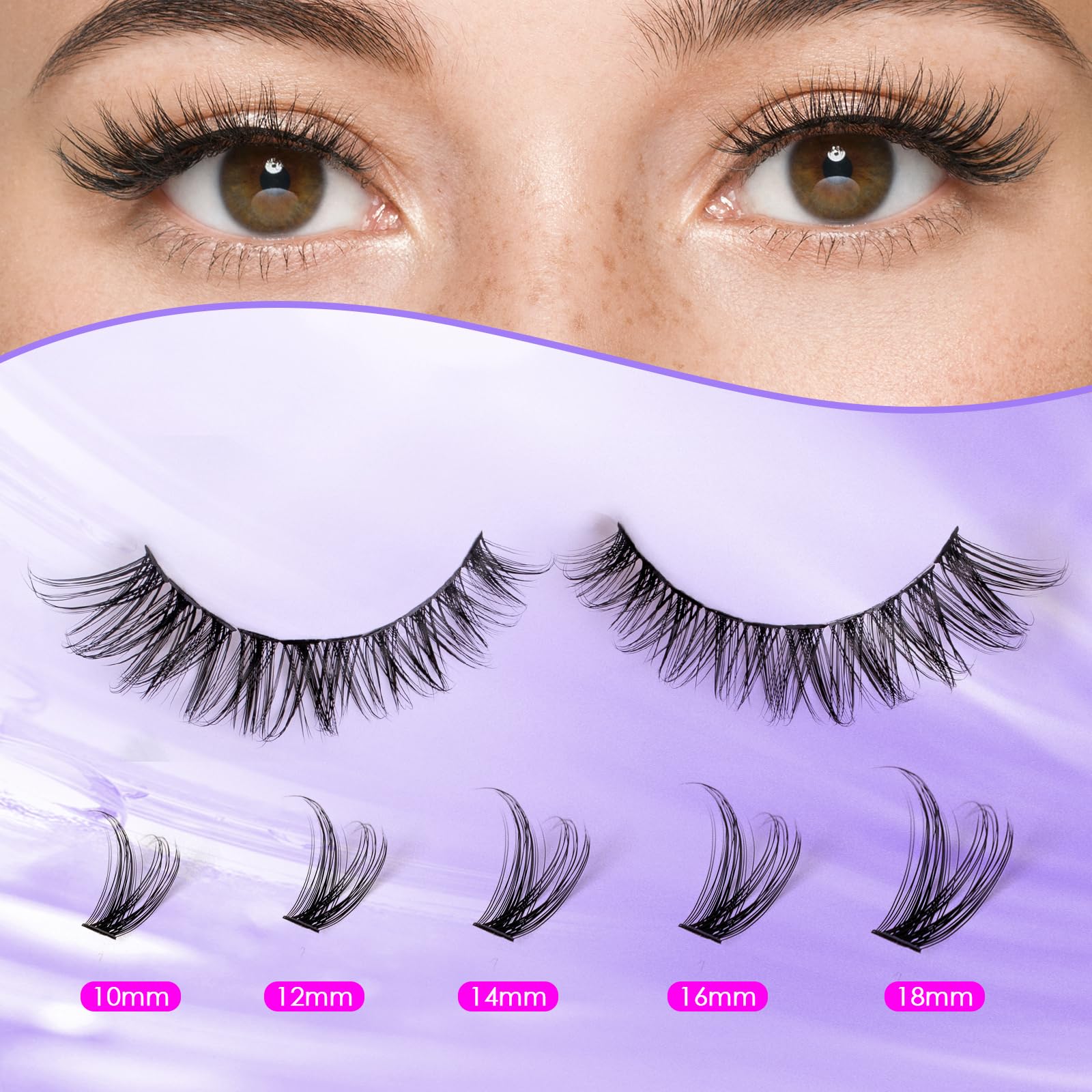 Ocean Pearl tweezers provide precise cluster placement.