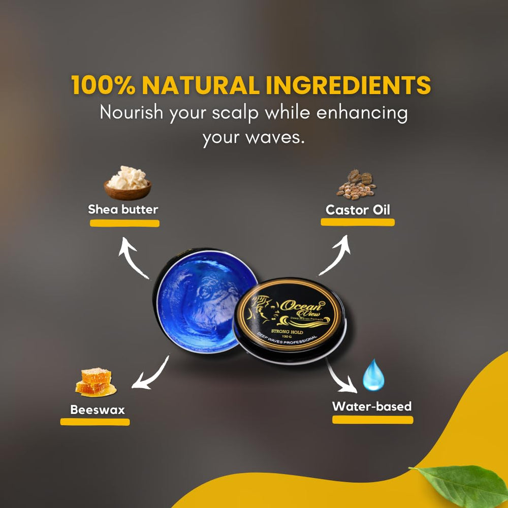 Ocean View Deep Waves Pomade application providing smoothing and glide