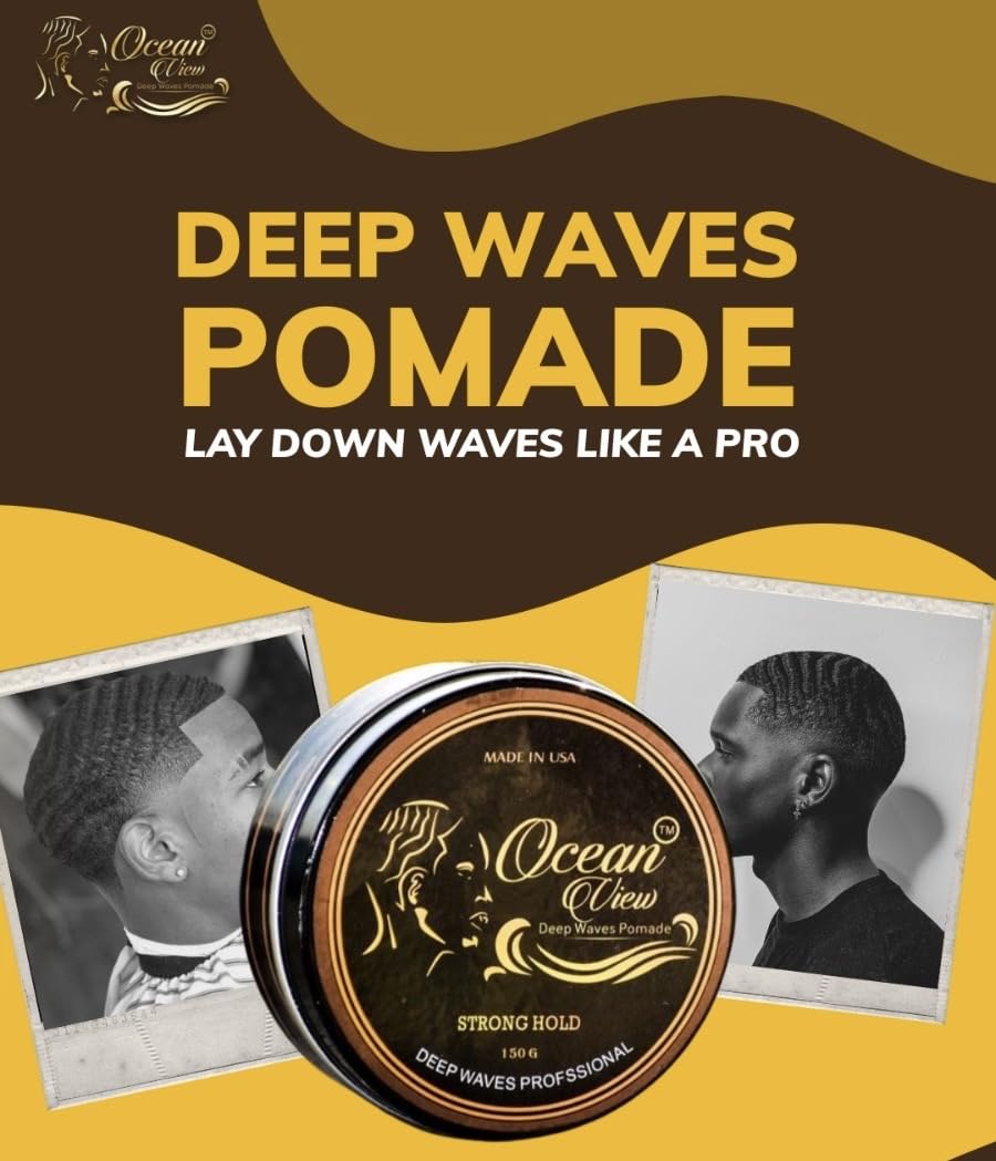 Ocean View Deep Waves Pomade barbershop scent for authentic feel