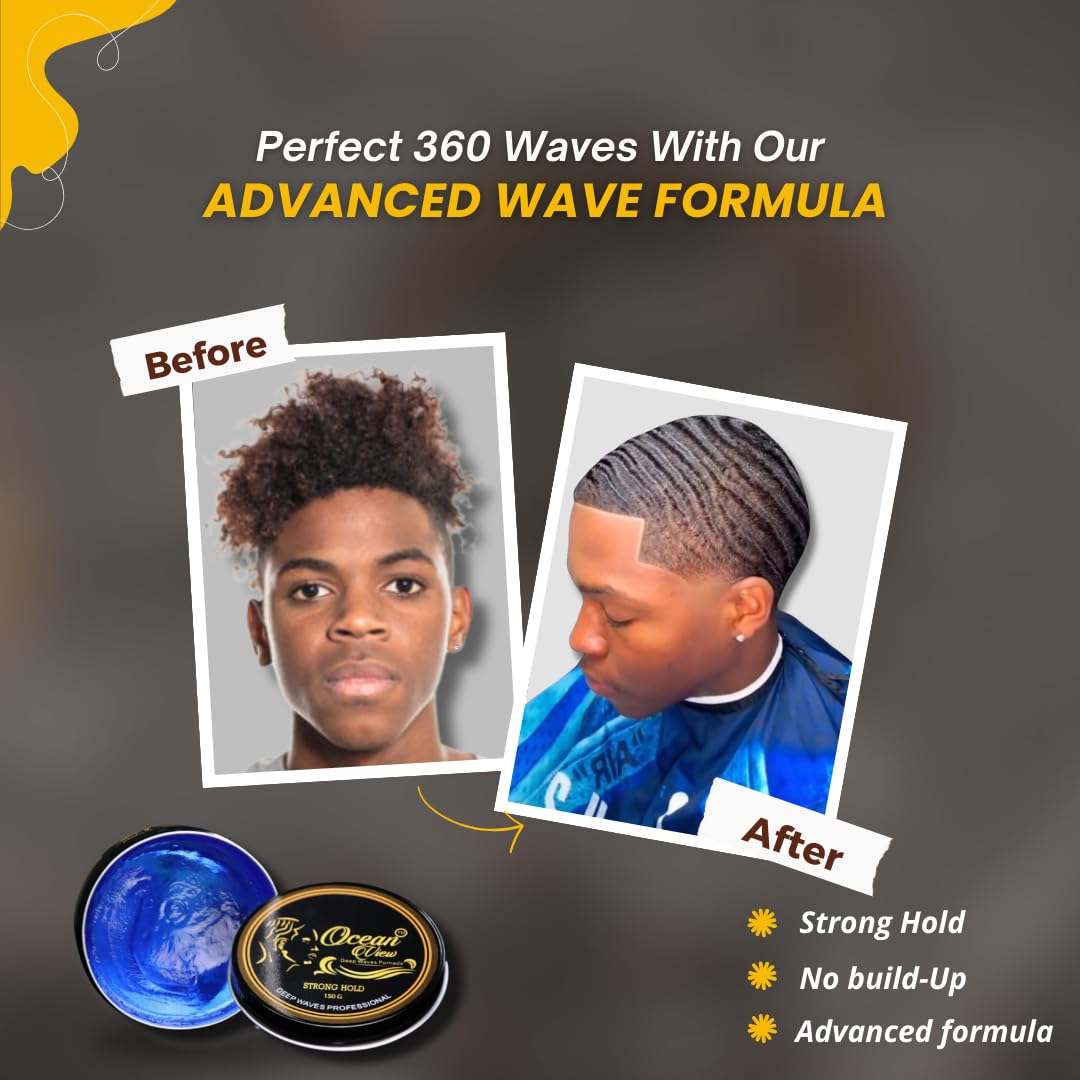 Ocean View Deep Waves Pomade easy washout after long wear