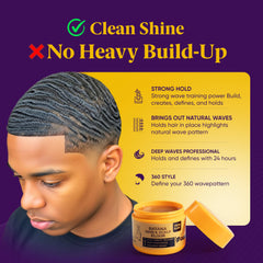 OCEAN VIEW DEEP WAVES POMADE, textura crema para hidratación y control de 360 olas.