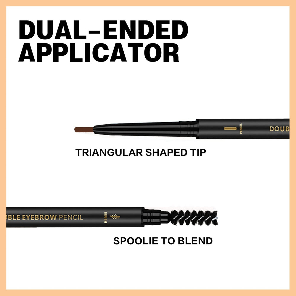 O'CHEAL spoolie brush blends brows for a seamless finish.