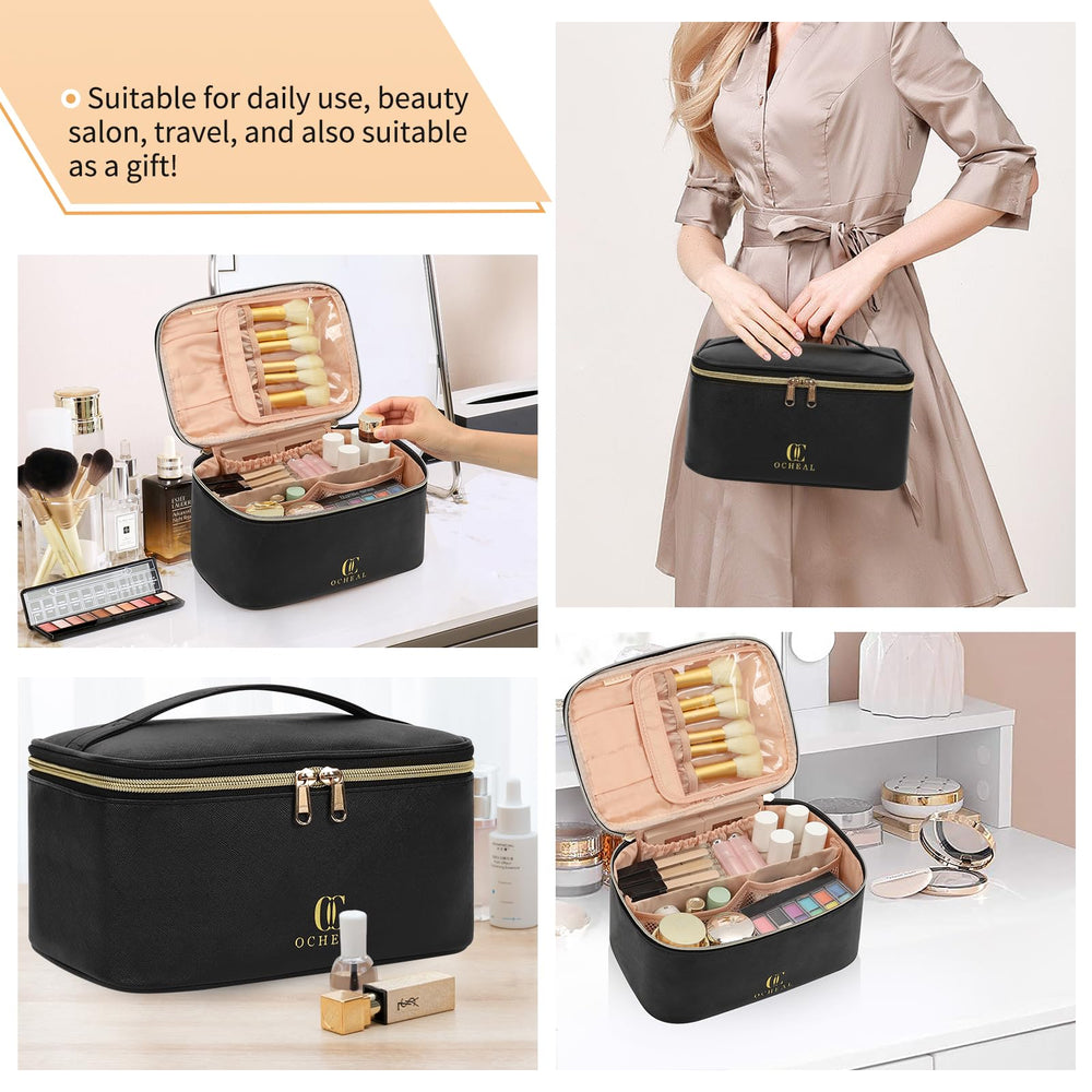OCHEAL compact and lightweight makeup bag ideal for quick trips