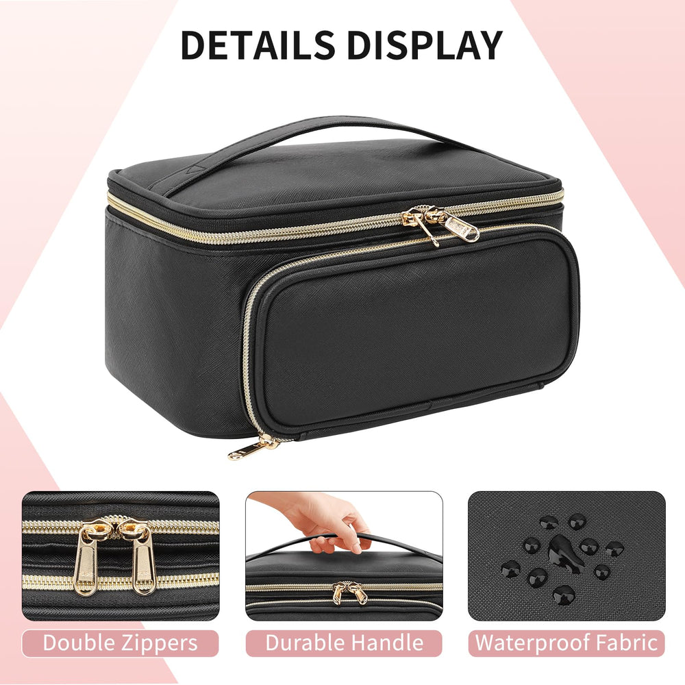 OCHEAL makeup bag offers multiple segregated compartments for neat storage
