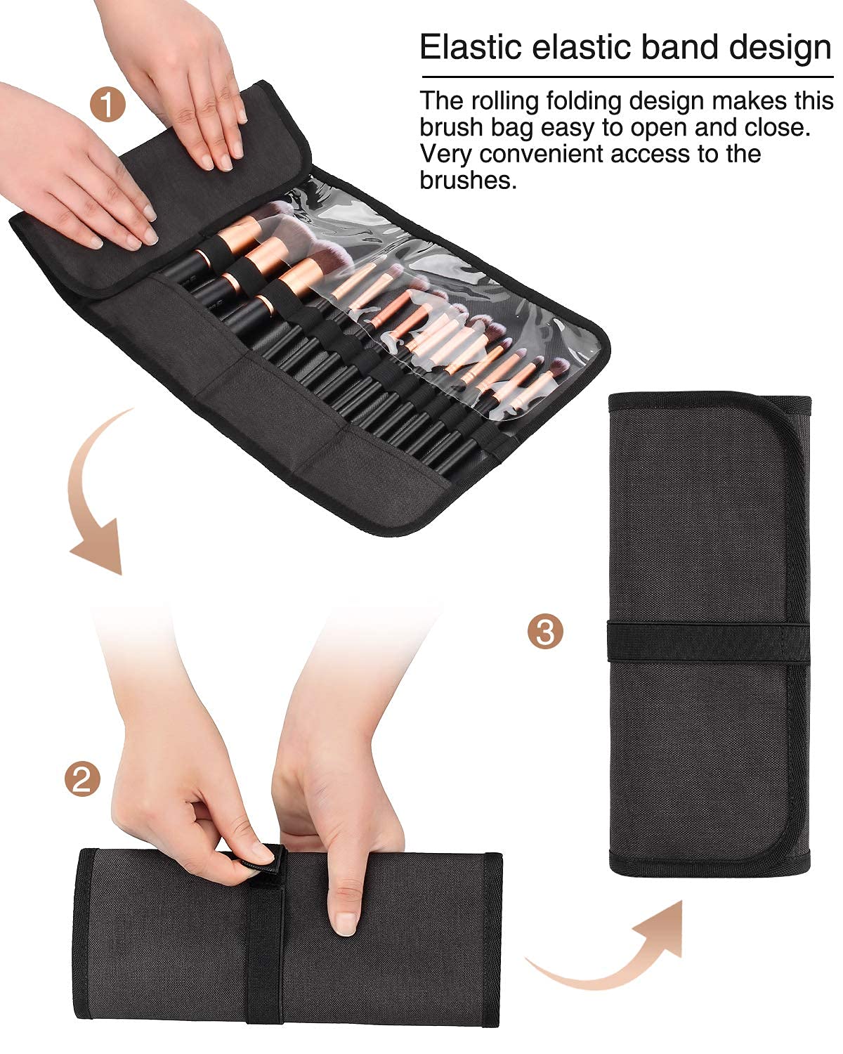 OCHEAL versatile pouch for drawing brushes and art tools