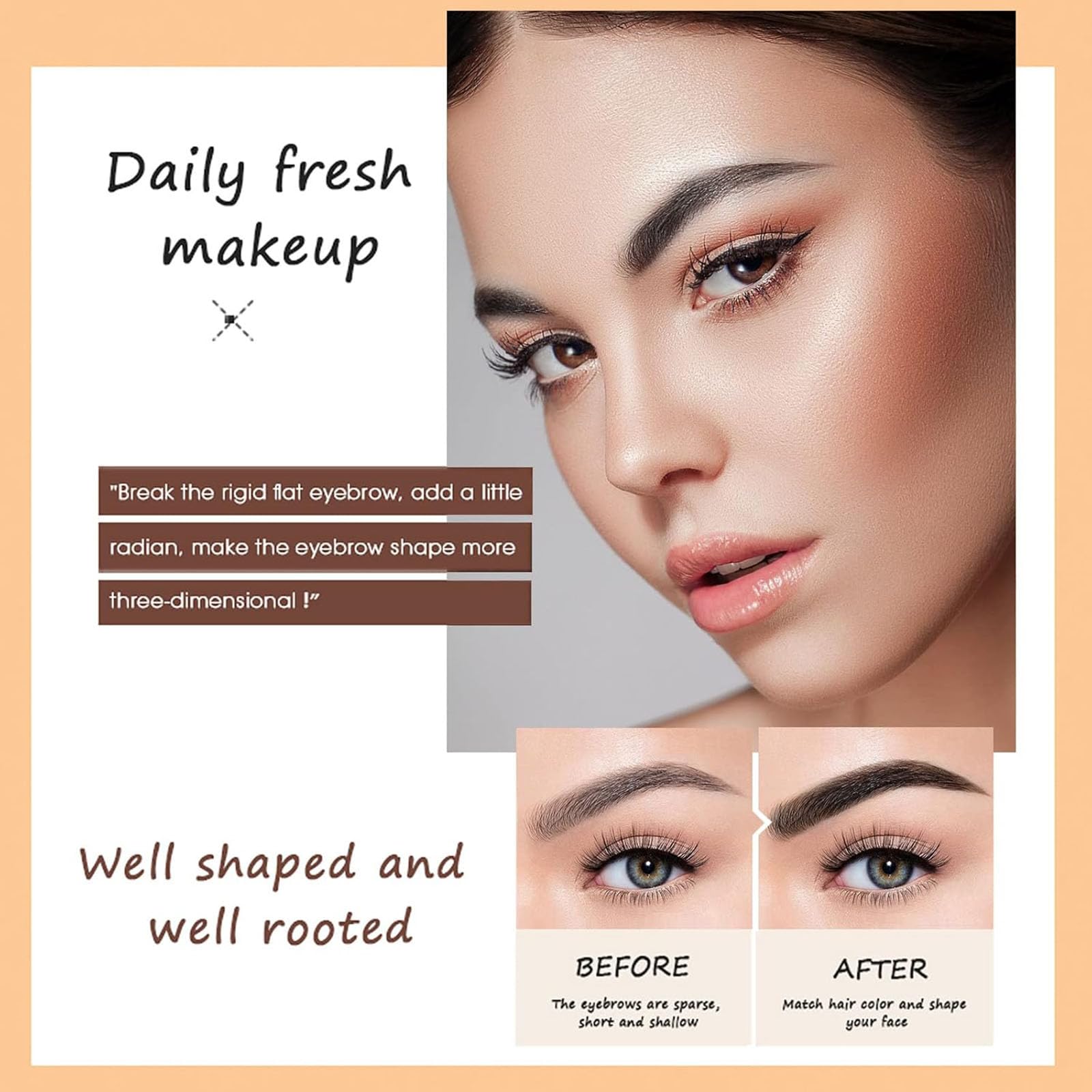 O'CHEAL soft, natural-looking definition with gentle pressure.