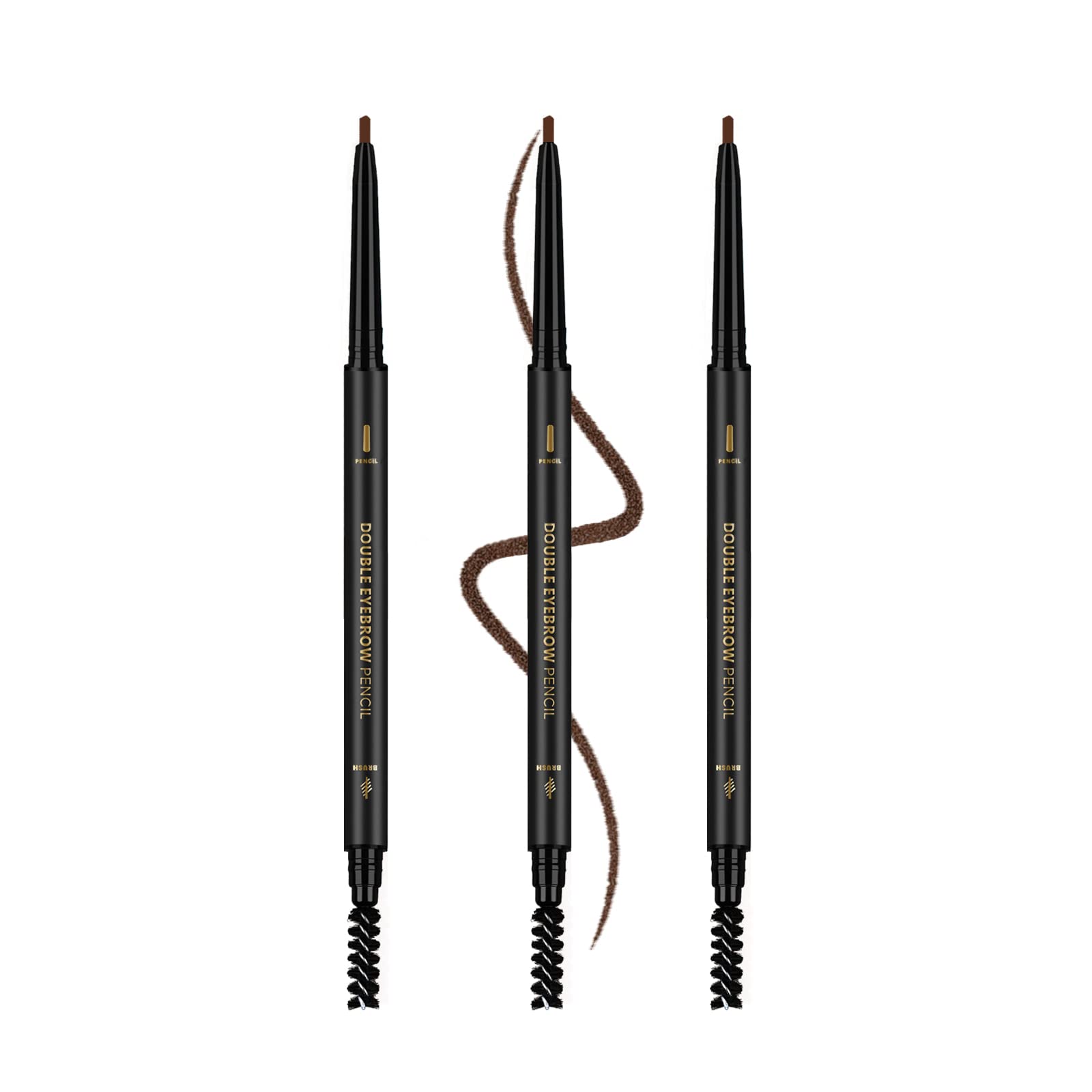 O'CHEAL three-pcs packaging box showcases versatile brow pencils for quick, customizable styling.