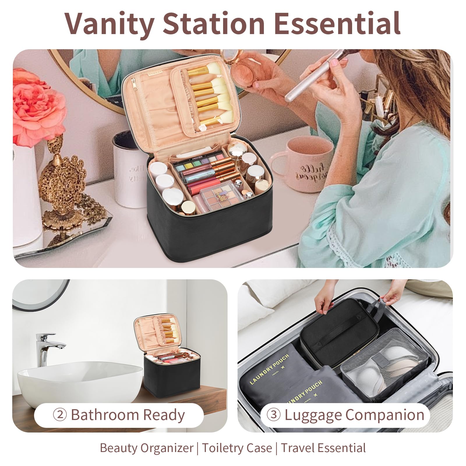 OCHEAL travel makeup bag makes a thoughtful gift for travelers.