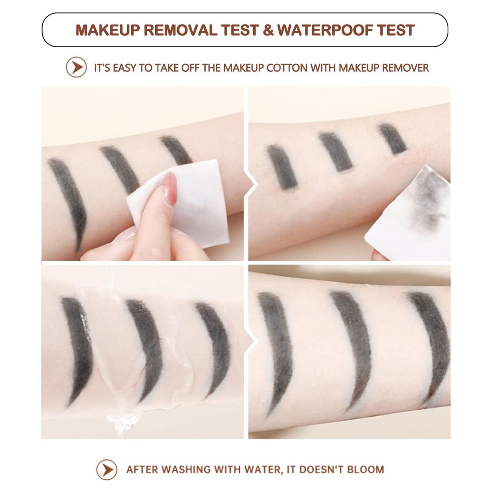O'CHEAL universal tint control adapts from dark to light brows.