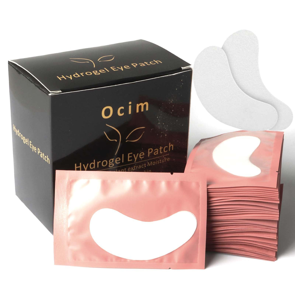 Parche ocular de gel Ocim para extensiones de pestañas, protege y facilita la aplicación