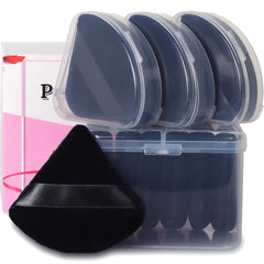 Ocim triangle powder puff pack with soft velour for smooth application