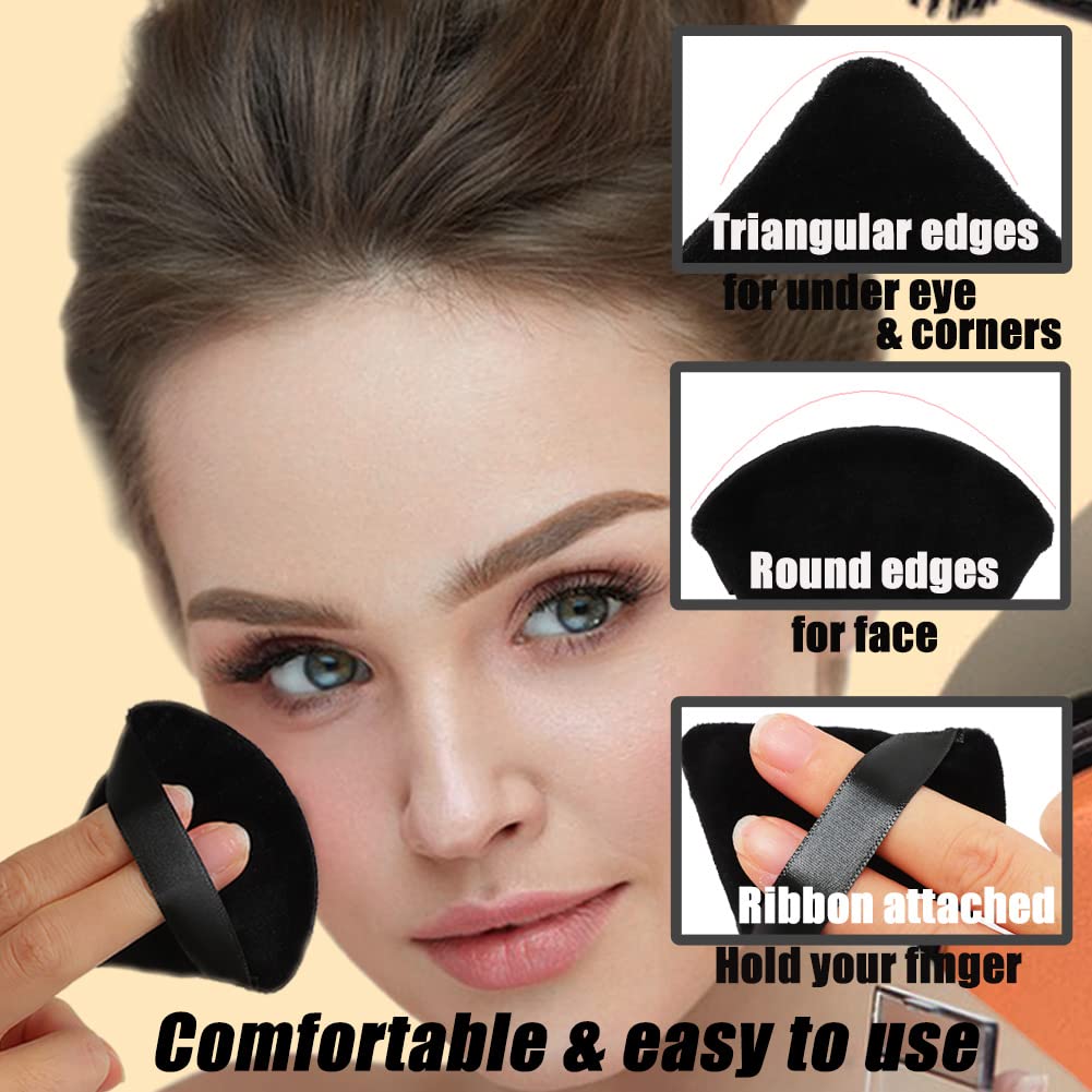 Ocim triangle puff under-eye application for precise powdering
