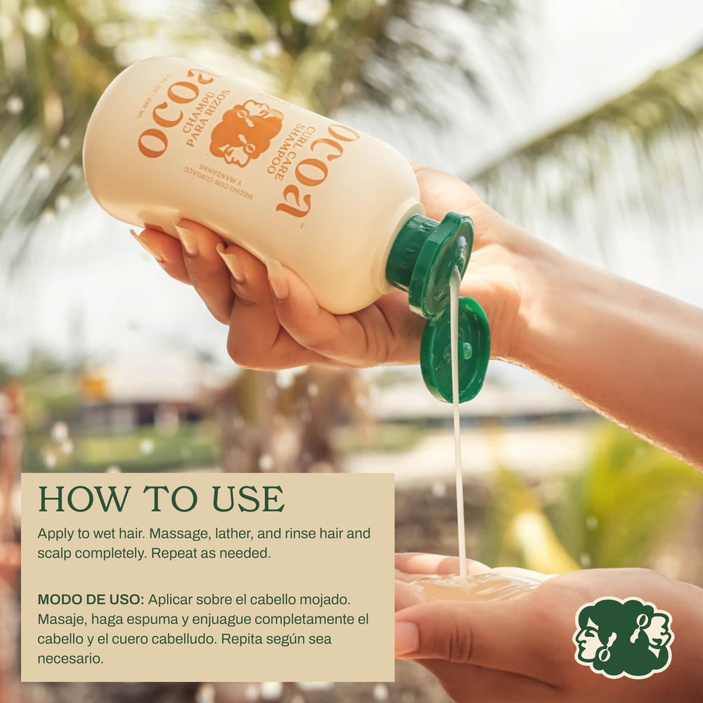 OCOA Beauty Curl Care Shampoo cabello suave gracias a ingredientes naturales
