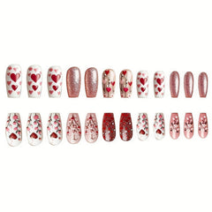 OCOUYVD 24-piece full-cover nails for complete at-home manicure