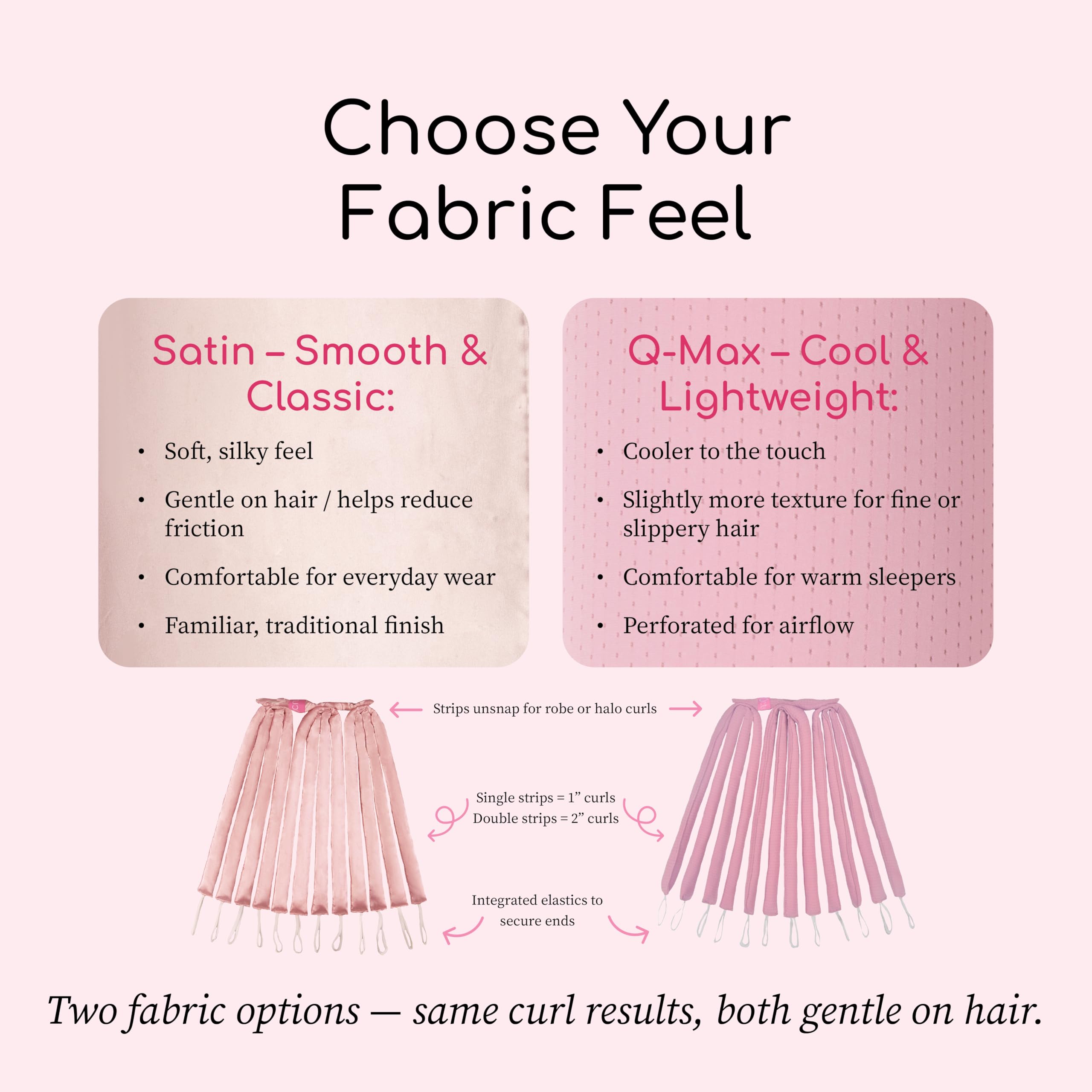 Octocurl Q-Max fabric option shown for cooler feel and grip.