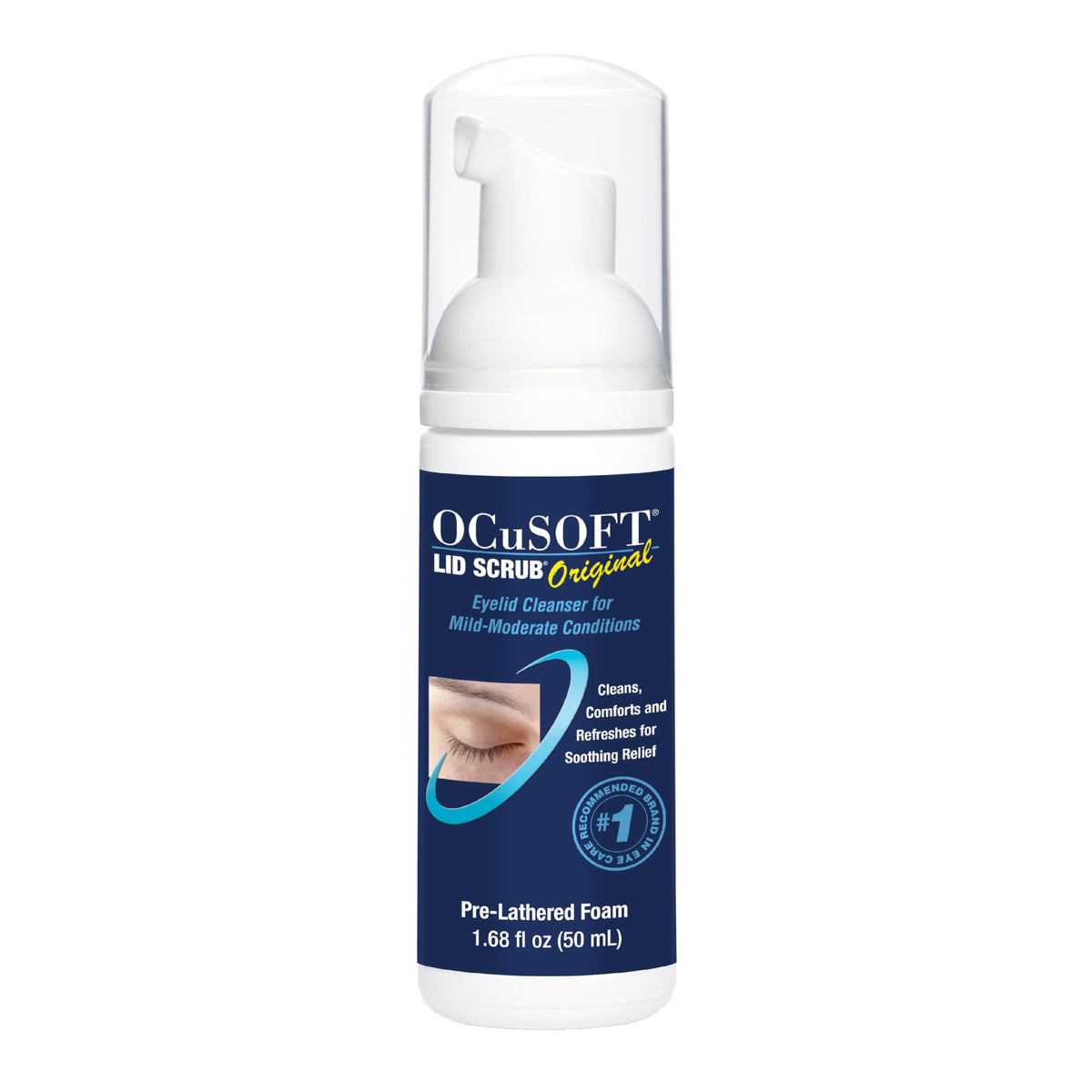 OCuSOFT espuma instantánea para párpados facilita la limpieza diaria
