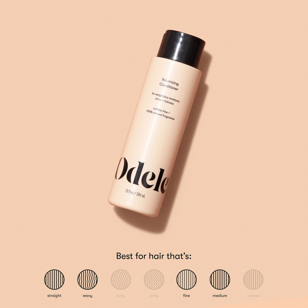 Odele Acondicionador aporta brillo y suavidad al cabello.
