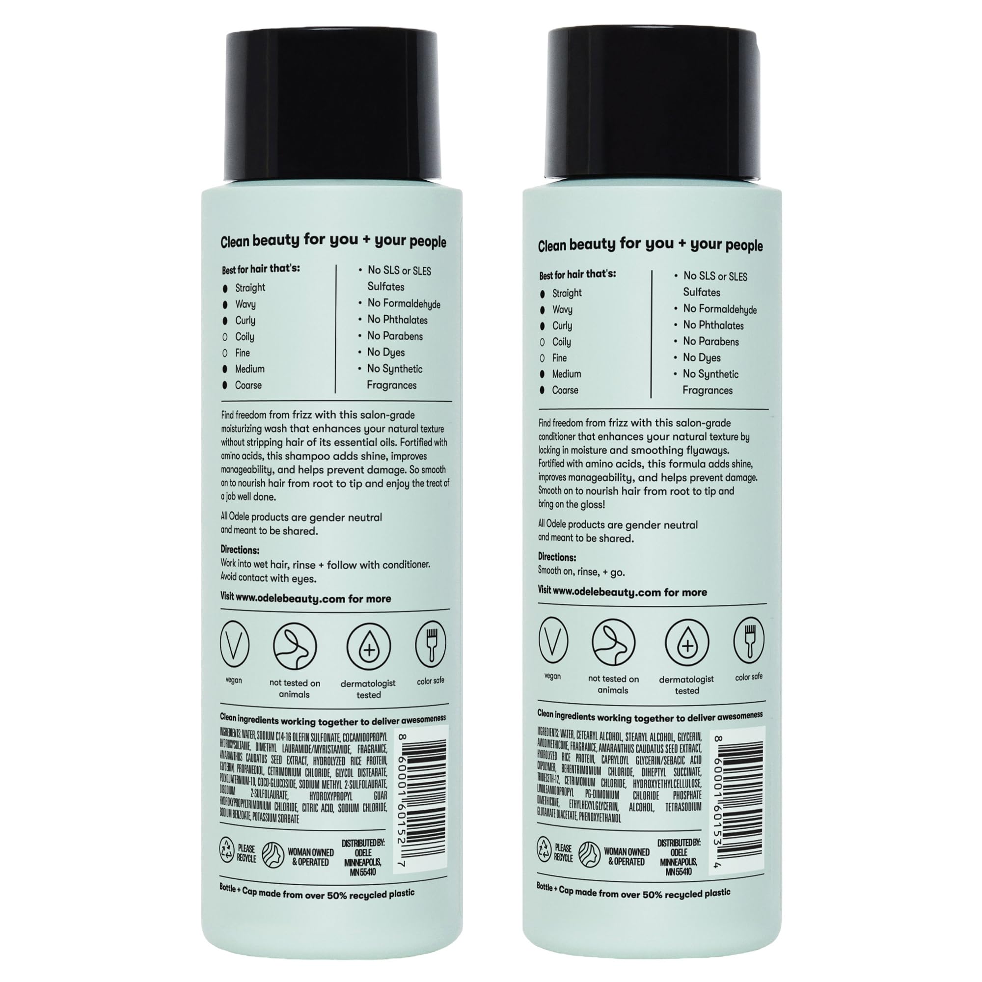 Odele brand logo on the product label with natural fragrance cues.