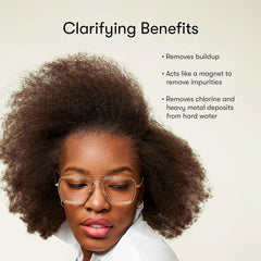 Odele Clarifying Shampoo color-safe formula protects color-treated hair