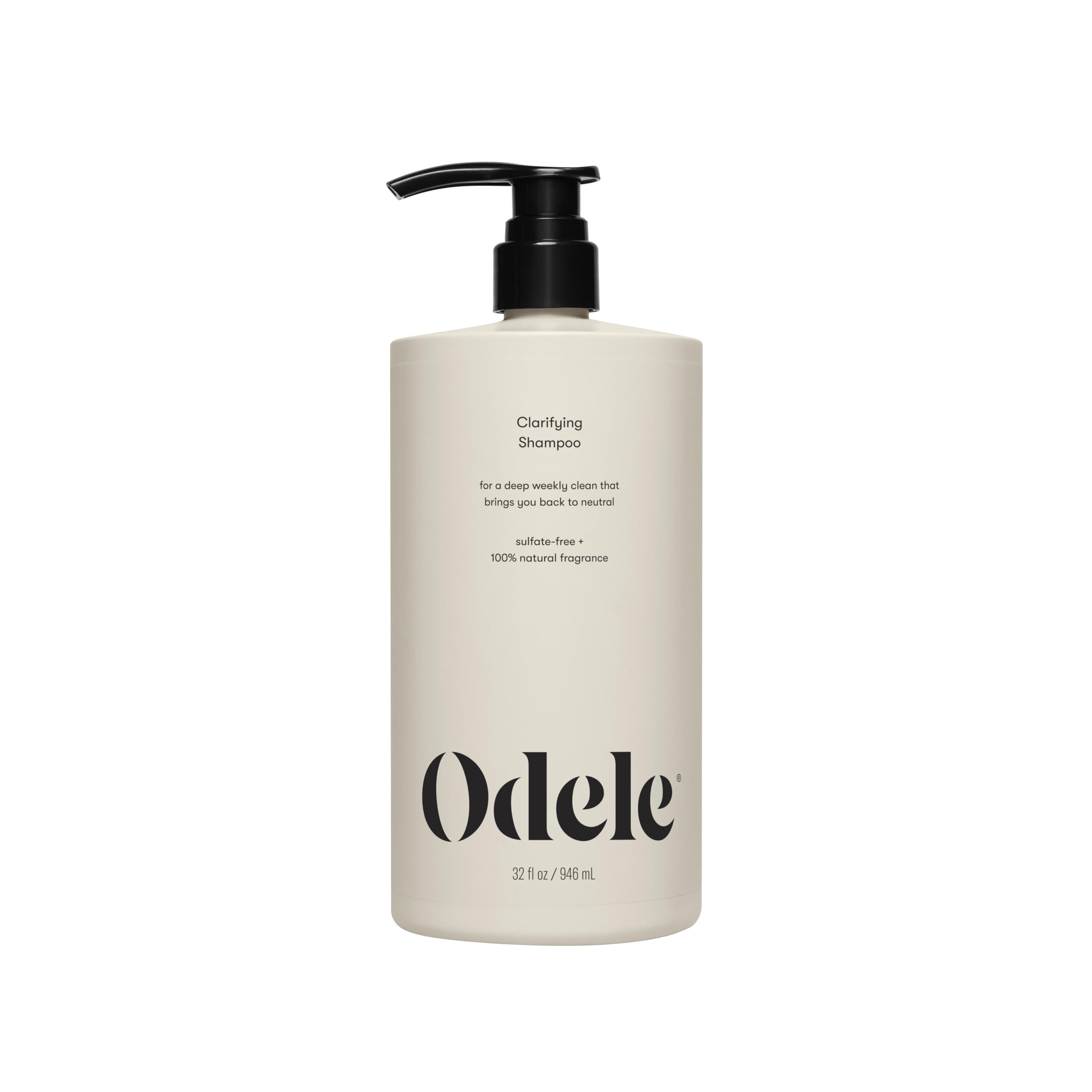 Odele Clarifying Sulfate-Free Shampoo bottle for deep-cleaning all hair types