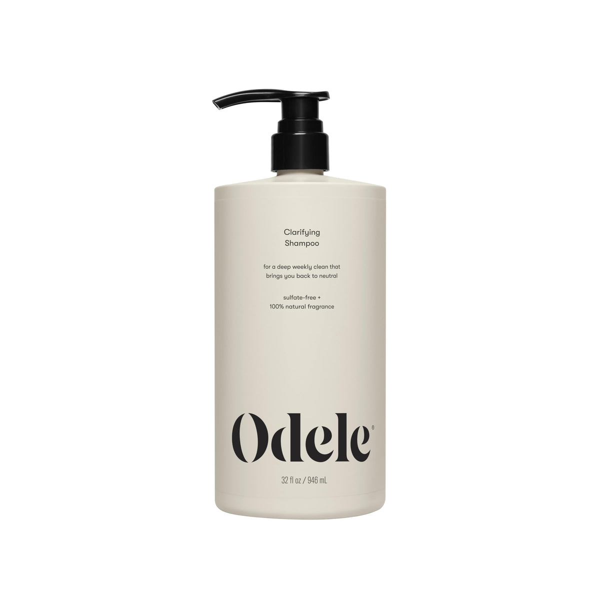 Odele Clarifying Sulfate-Free Shampoo bottle for deep-cleaning all hair types