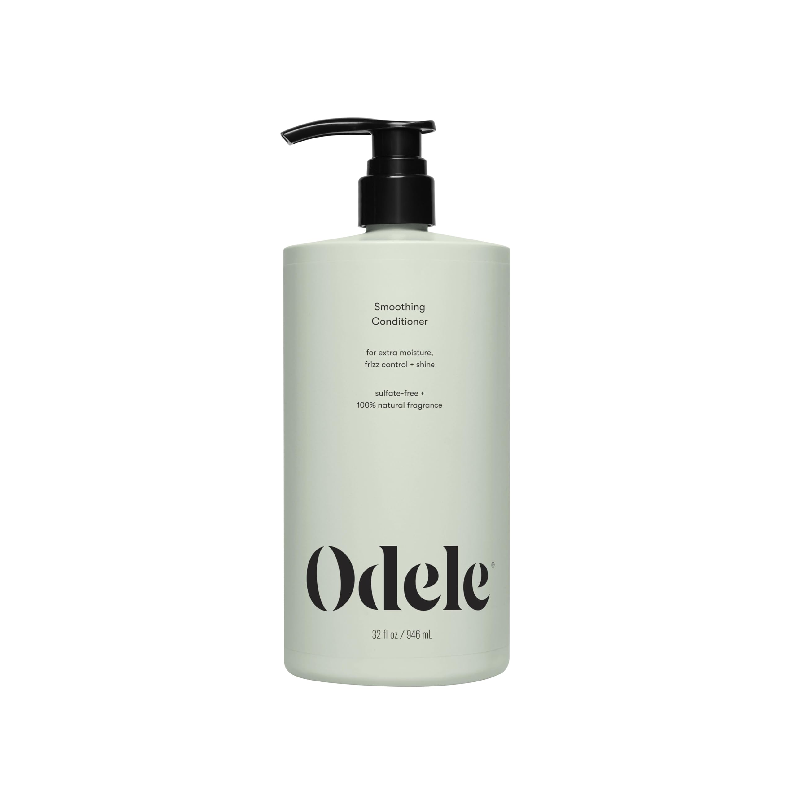Odele Smoothing Conditioner bottle demonstrating frizz control and moisture