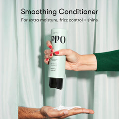 Close-up of conditioner texture for deep nourishment and shine