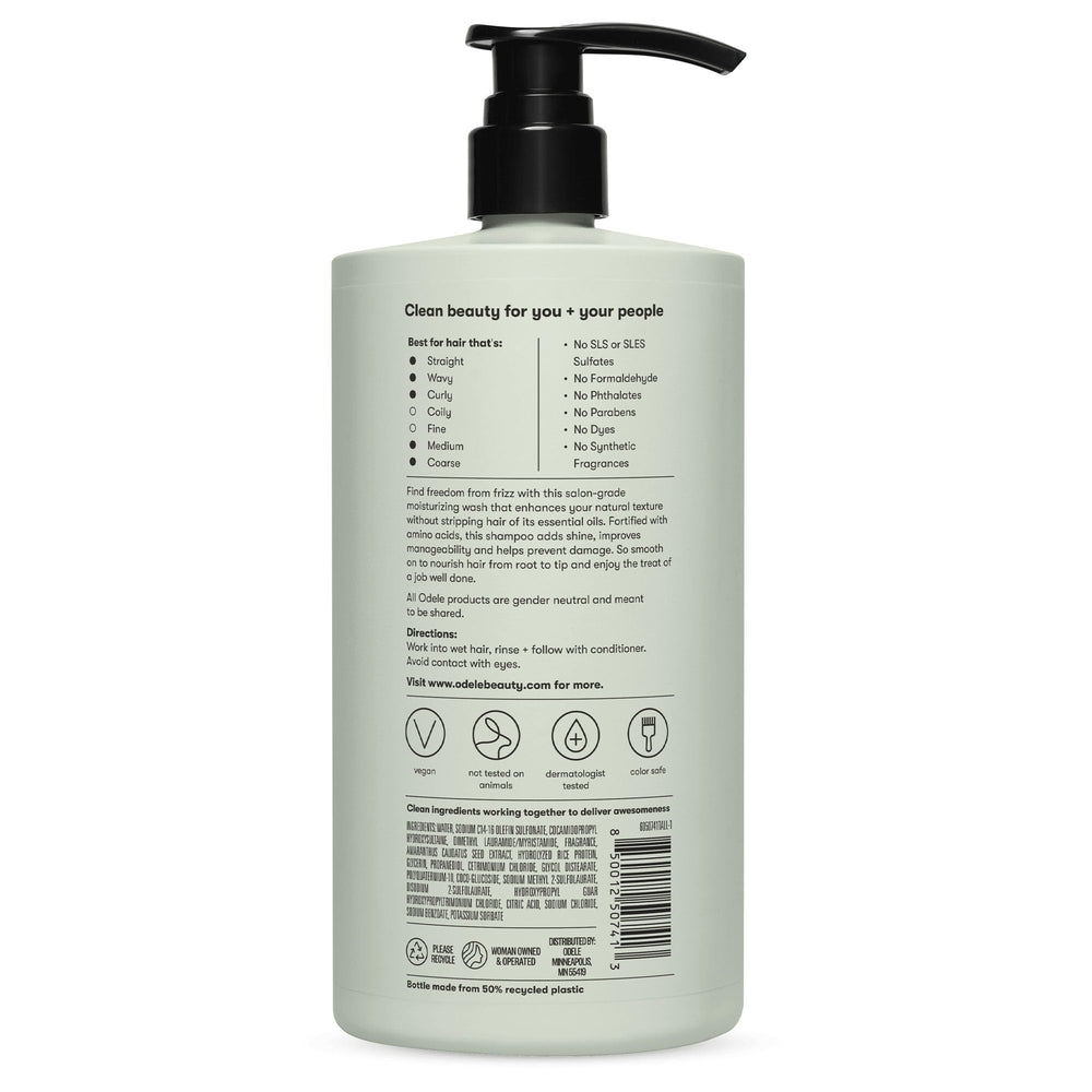 Odele Smoothing Shampoo vegan, color-safe, cruelty-free