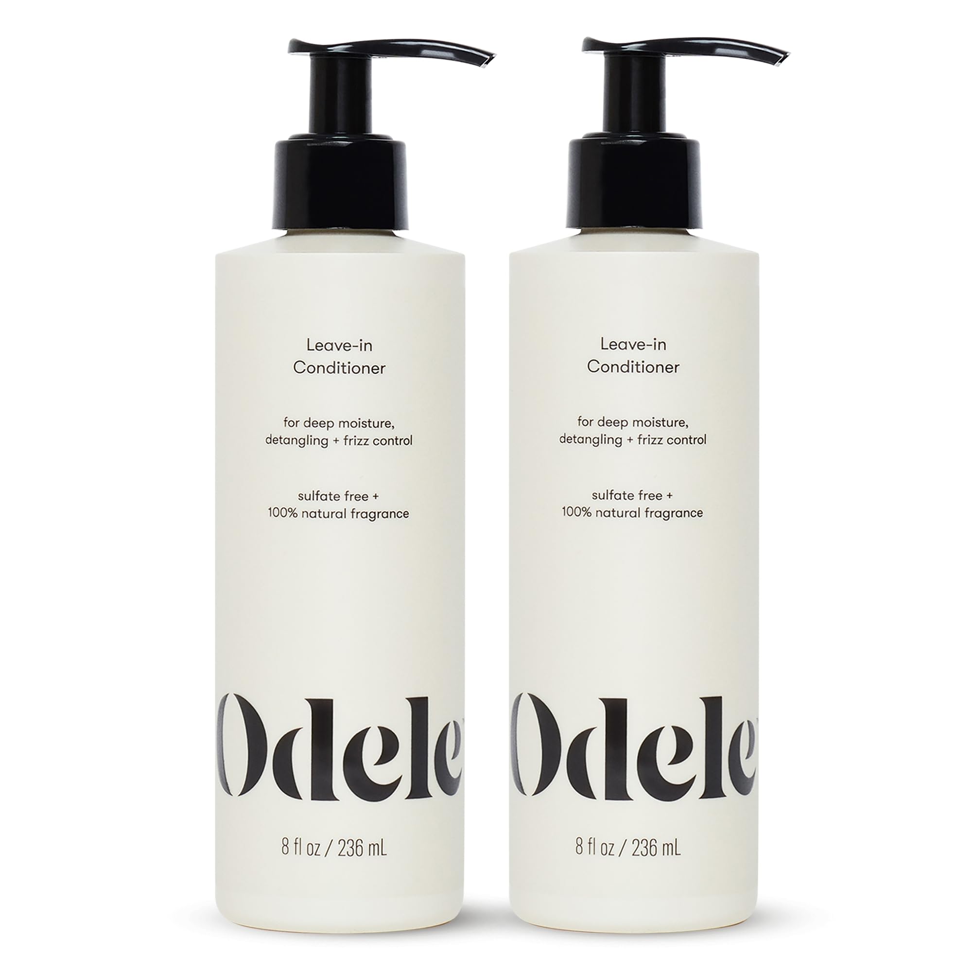 Odele vegan leave-in conditioner bottle delivering frizz control and lightweight shine.